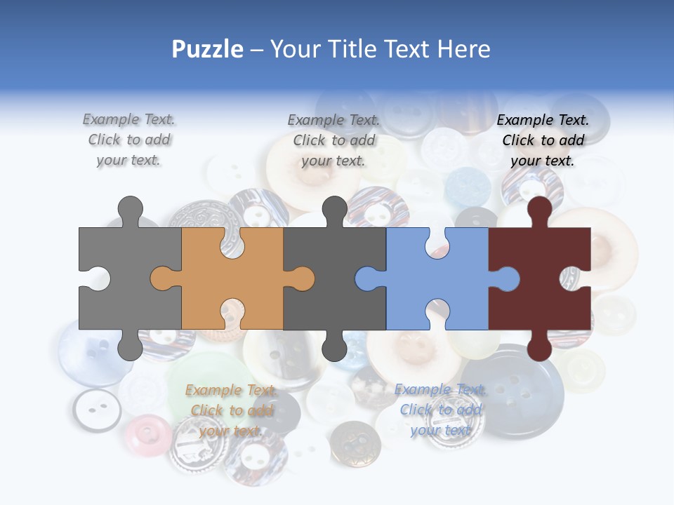 Push Key Drop PowerPoint Template