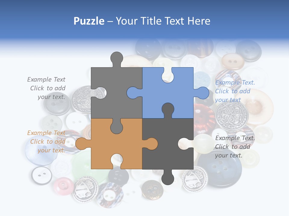 Push Key Drop PowerPoint Template