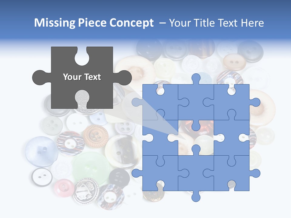 Push Key Drop PowerPoint Template