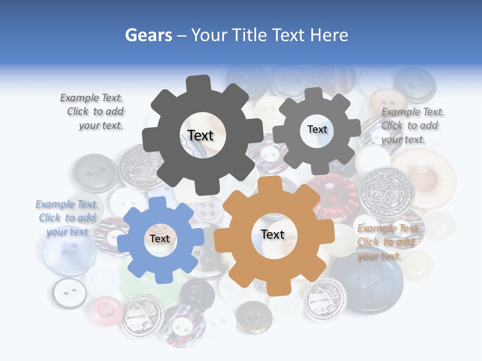 Push Key Drop PowerPoint Template