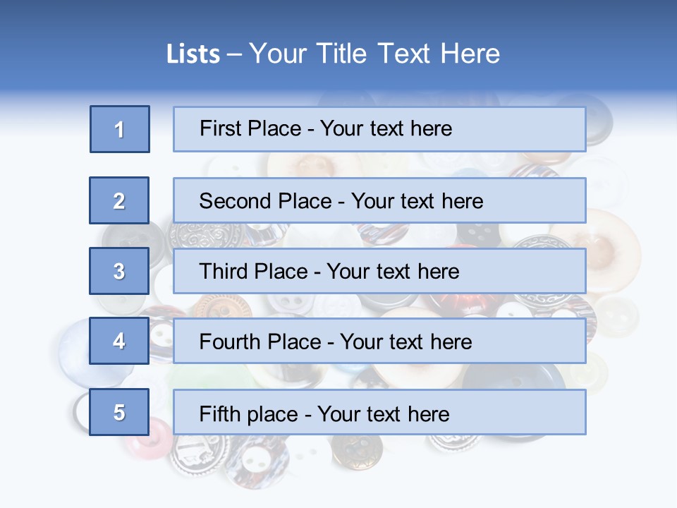 Push Key Drop PowerPoint Template