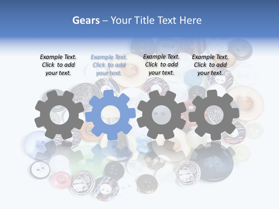 Push Key Drop PowerPoint Template