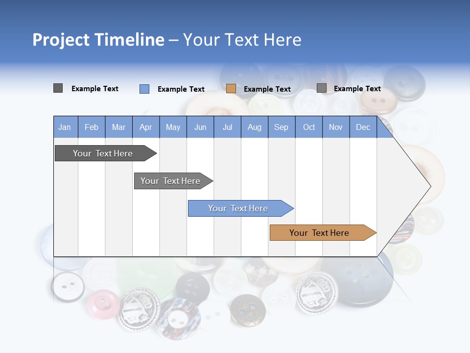 Push Key Drop PowerPoint Template