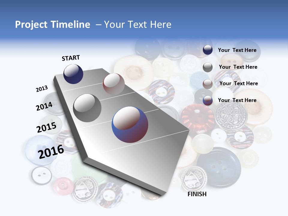 Push Key Drop PowerPoint Template