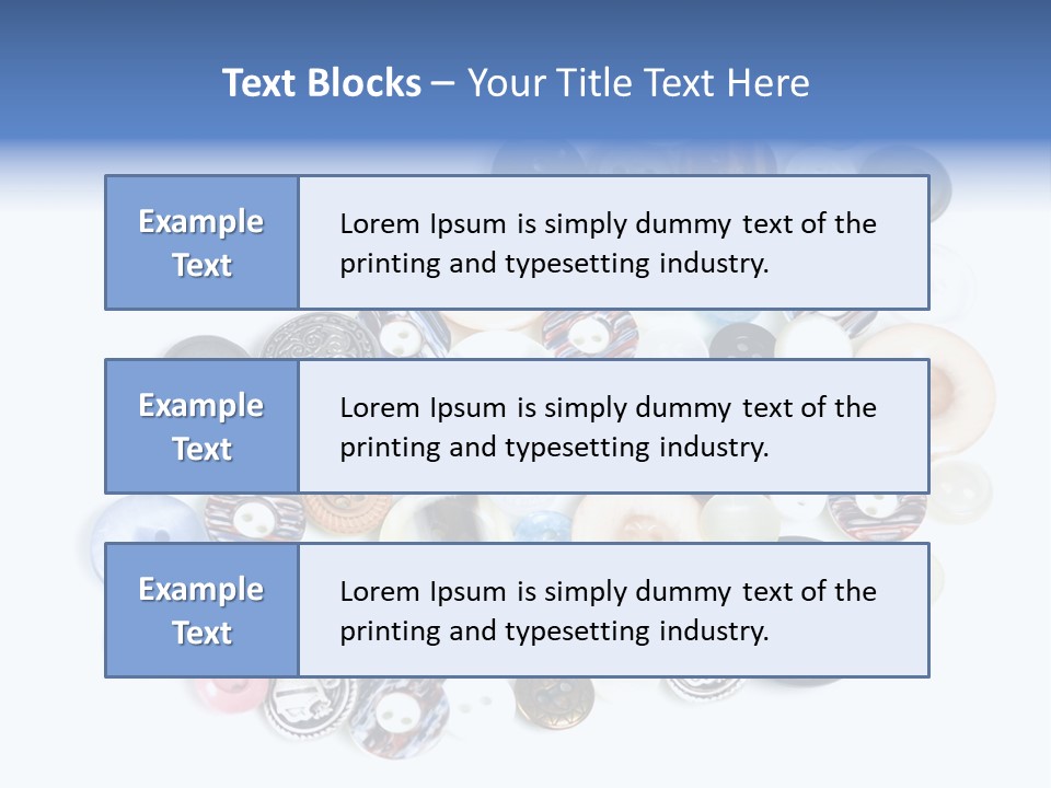Push Key Drop PowerPoint Template