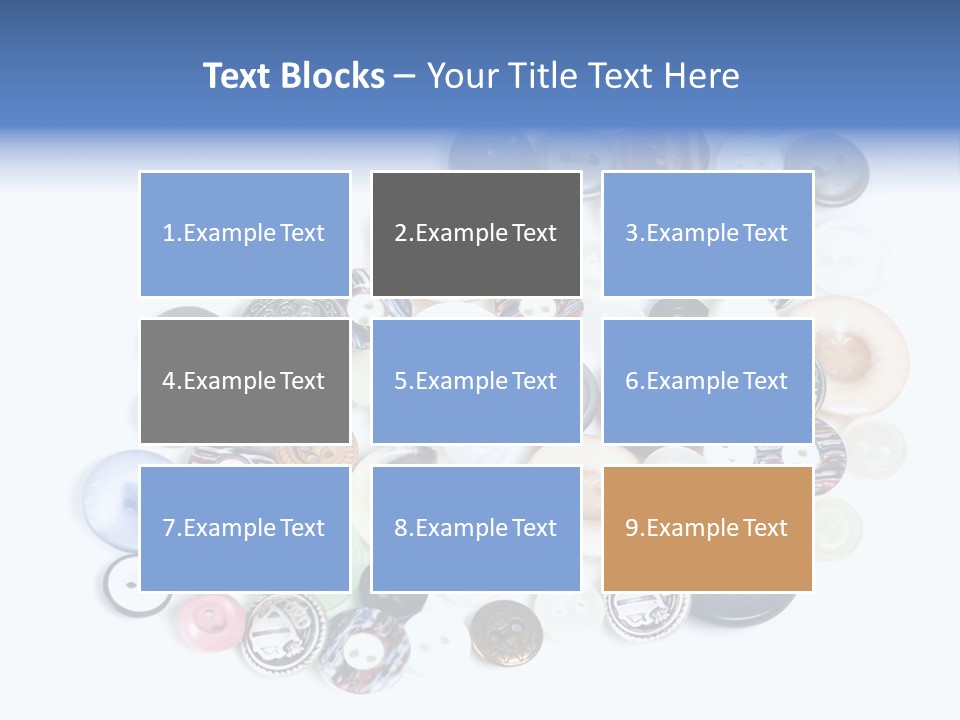 Push Key Drop PowerPoint Template
