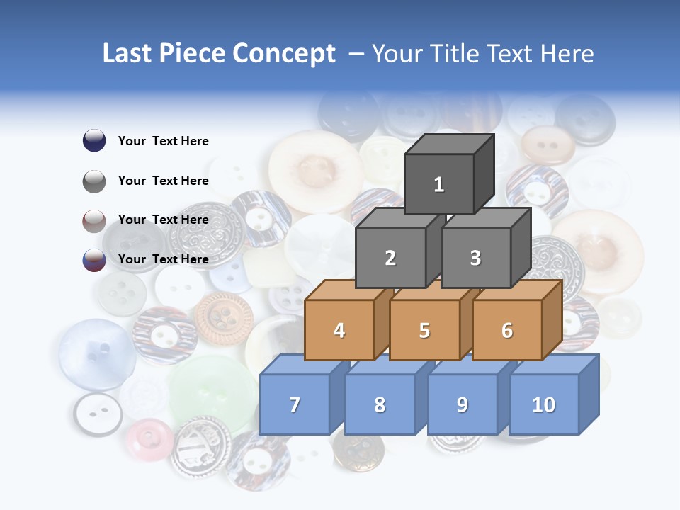 Push Key Drop PowerPoint Template