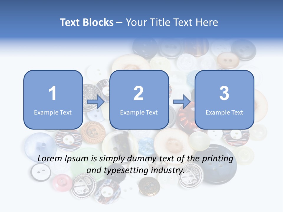 Push Key Drop PowerPoint Template