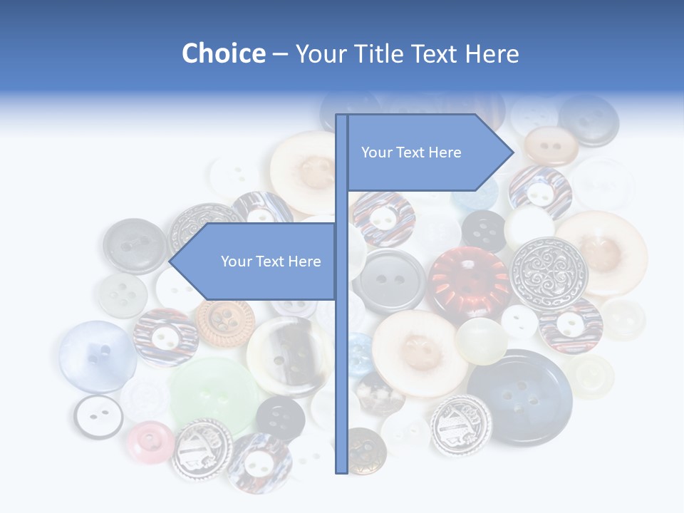 Push Key Drop PowerPoint Template