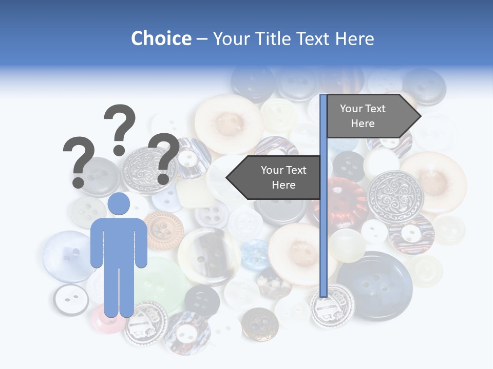 Push Key Drop PowerPoint Template