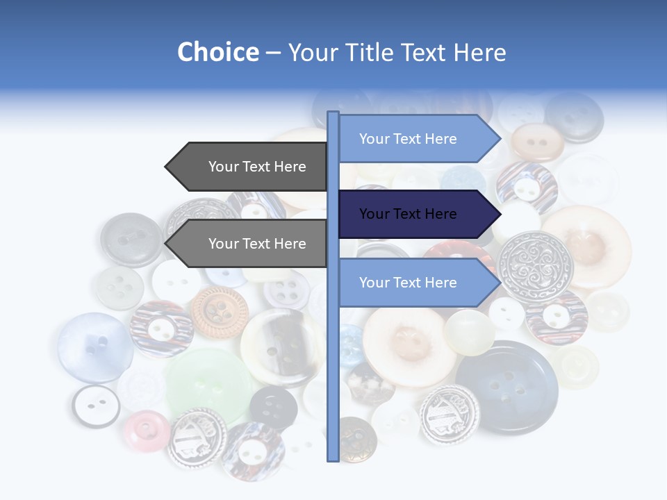 Push Key Drop PowerPoint Template