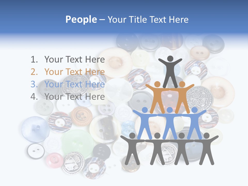 Push Key Drop PowerPoint Template