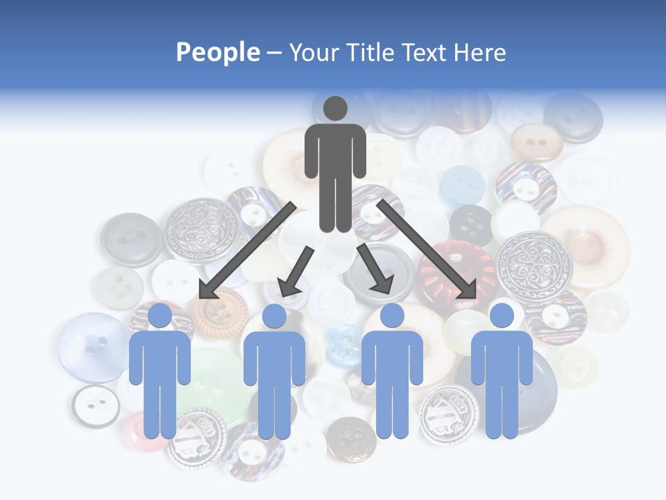 Push Key Drop PowerPoint Template