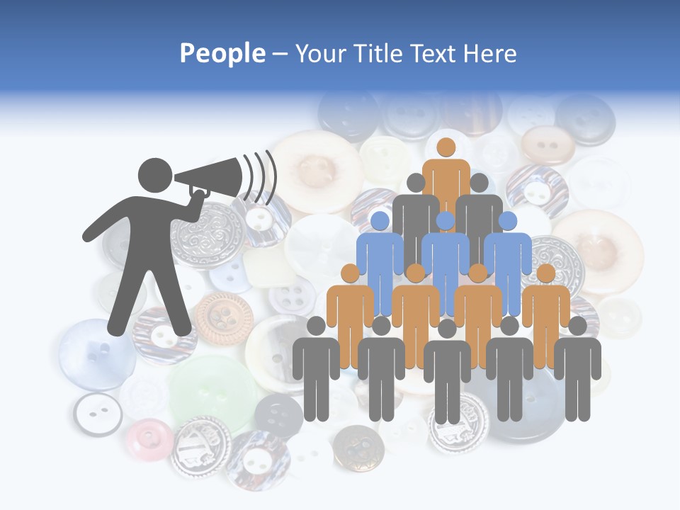 Push Key Drop PowerPoint Template