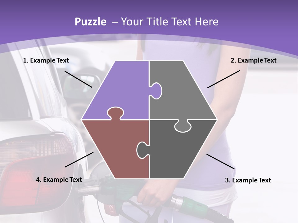 Petrol Travel Car PowerPoint Template