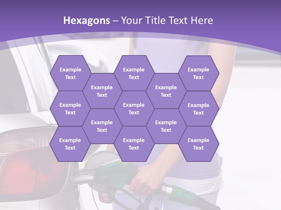Petrol Travel Car PowerPoint Template