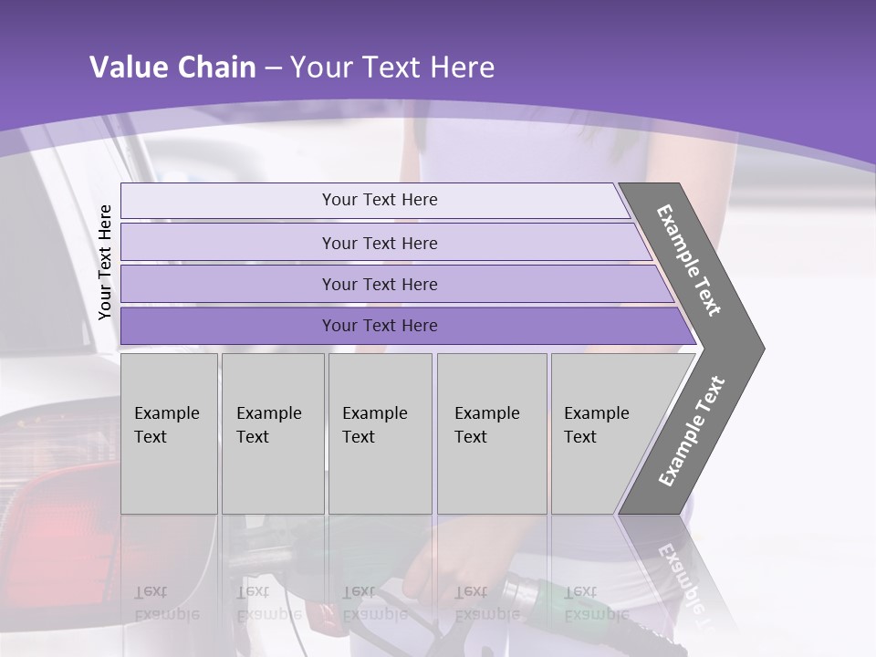 Petrol Travel Car PowerPoint Template