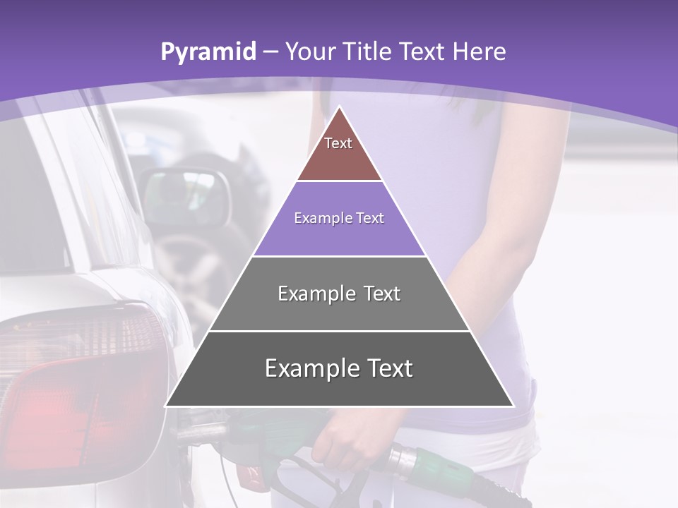 Petrol Travel Car PowerPoint Template