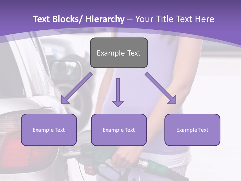 Petrol Travel Car PowerPoint Template