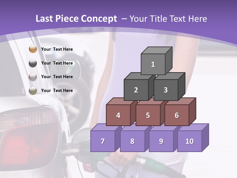 Petrol Travel Car PowerPoint Template