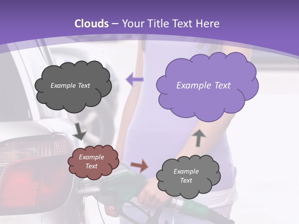Petrol Travel Car PowerPoint Template