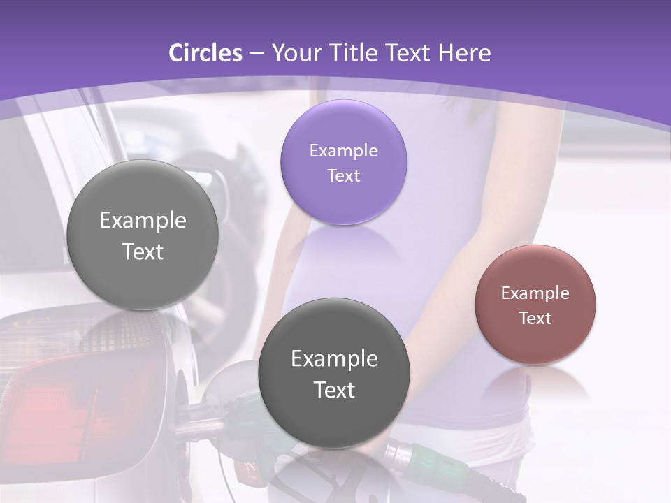 Petrol Travel Car PowerPoint Template