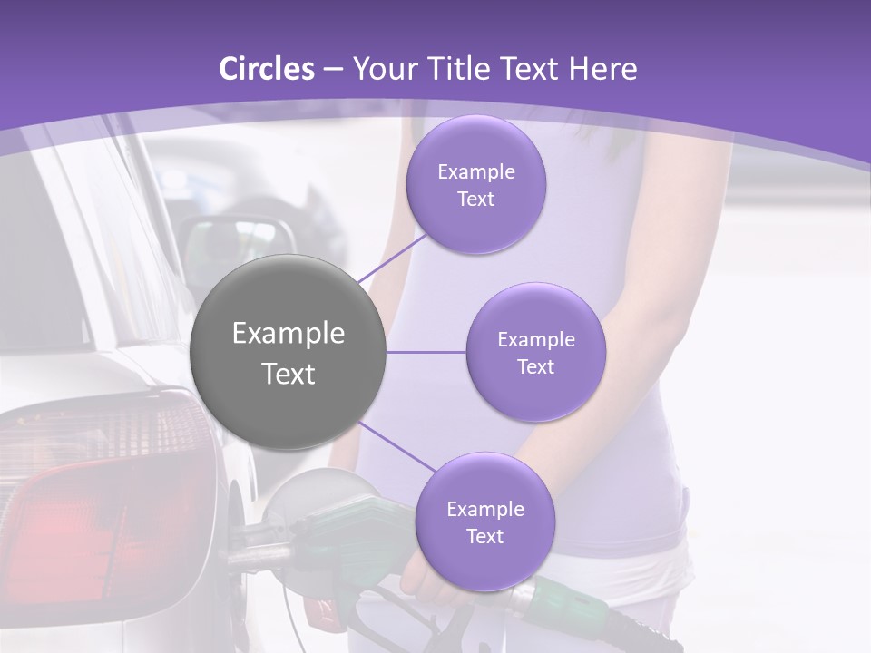 Petrol Travel Car PowerPoint Template