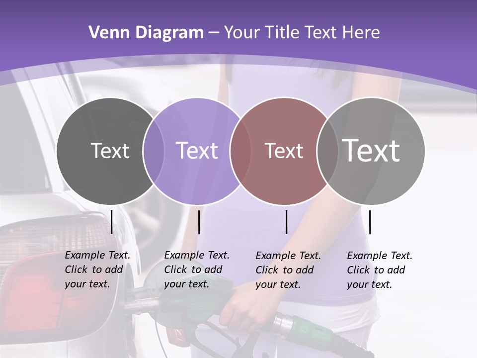 Petrol Travel Car PowerPoint Template