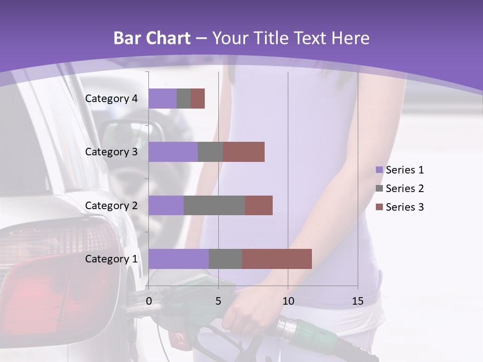 Petrol Travel Car PowerPoint Template