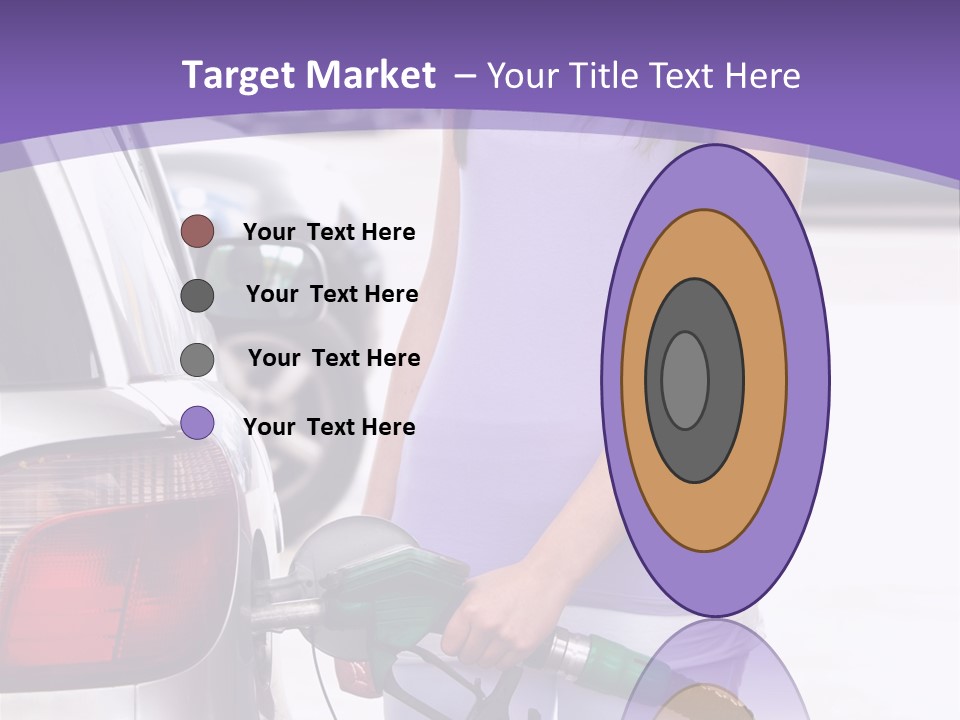 Petrol Travel Car PowerPoint Template