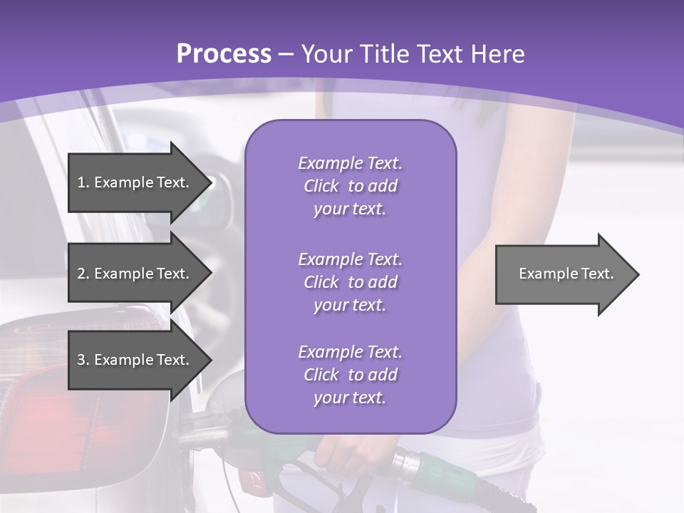 Petrol Travel Car PowerPoint Template
