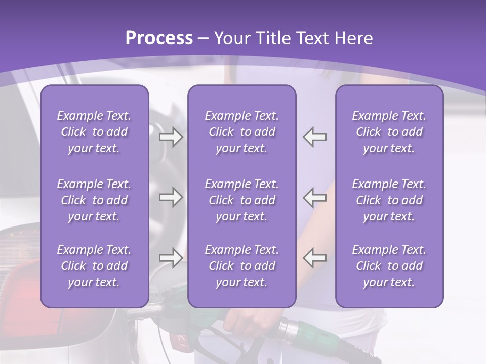 Petrol Travel Car PowerPoint Template