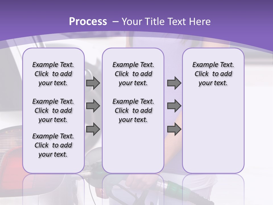 Petrol Travel Car PowerPoint Template