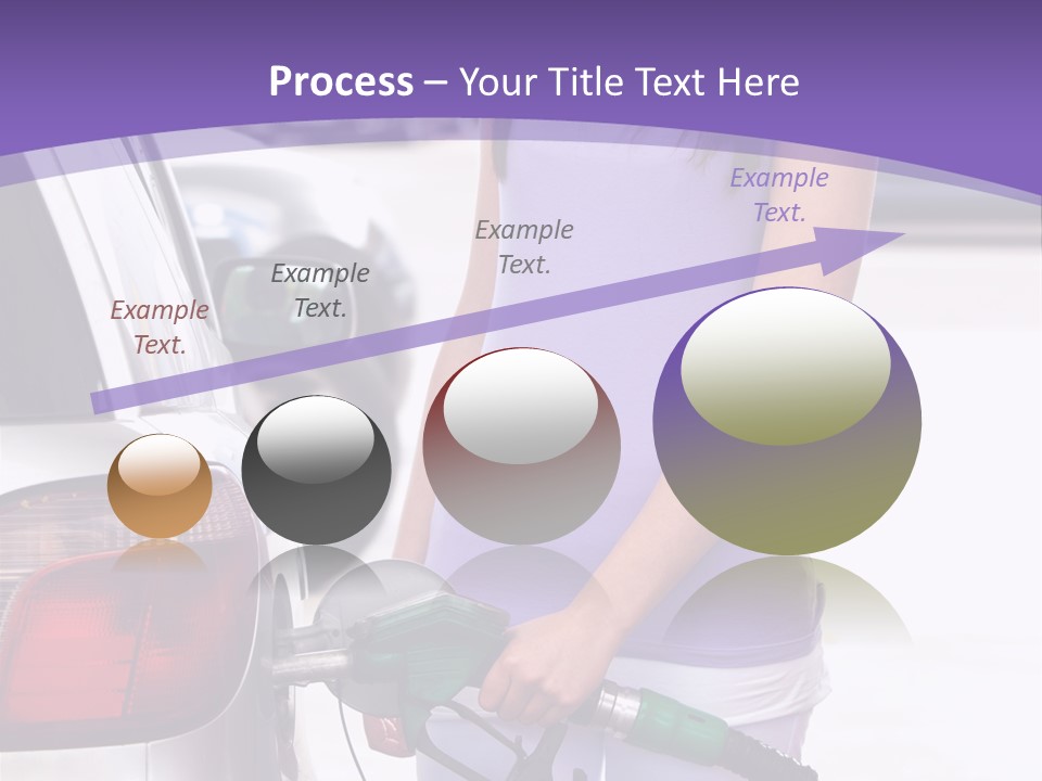 Petrol Travel Car PowerPoint Template