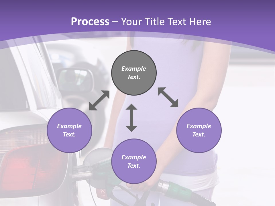 Petrol Travel Car PowerPoint Template