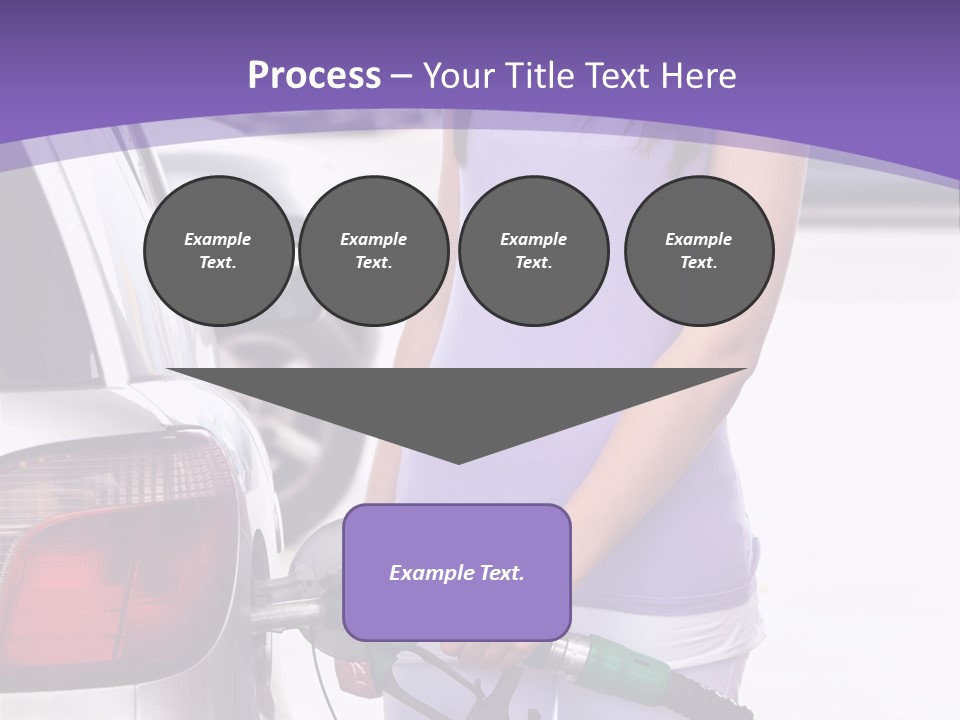 Petrol Travel Car PowerPoint Template