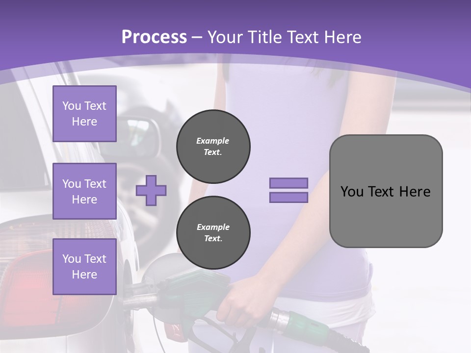 Petrol Travel Car PowerPoint Template