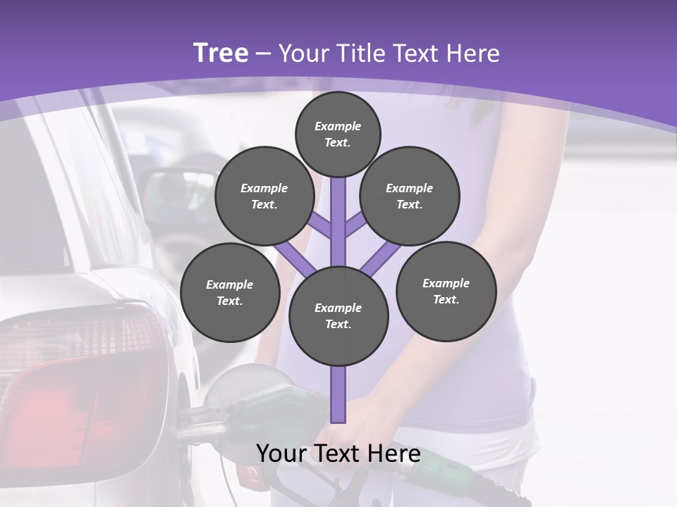 Petrol Travel Car PowerPoint Template