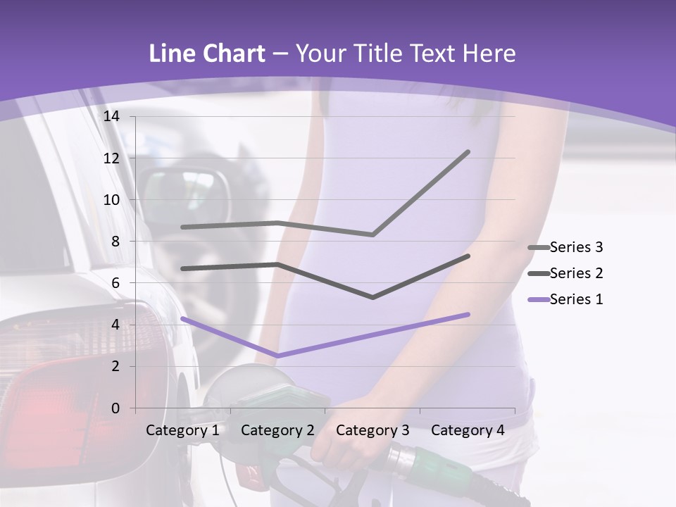 Petrol Travel Car PowerPoint Template
