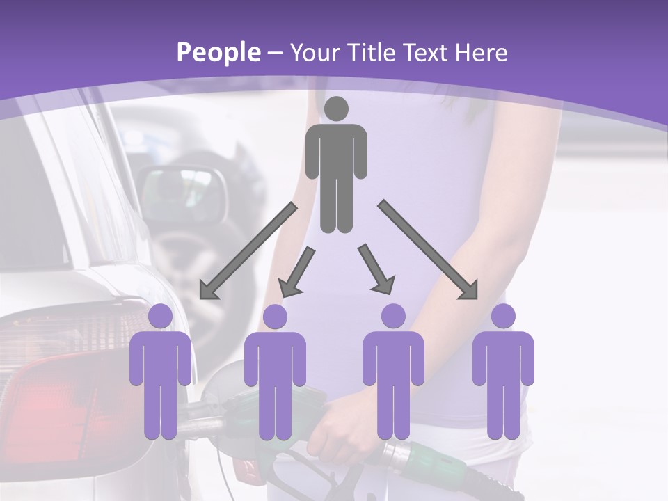 Petrol Travel Car PowerPoint Template