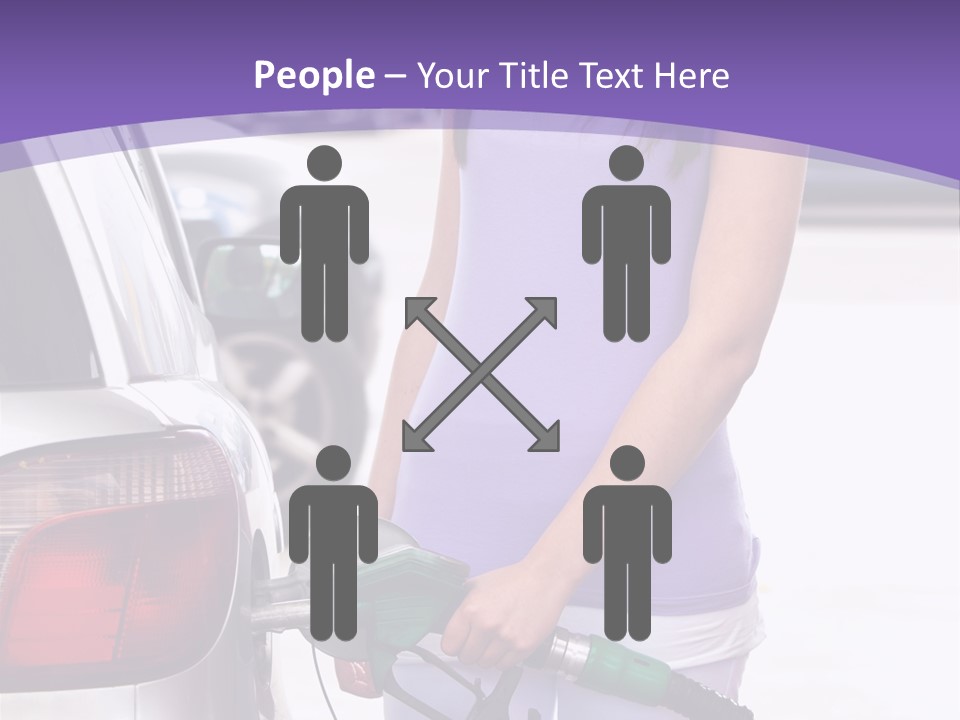 Petrol Travel Car PowerPoint Template