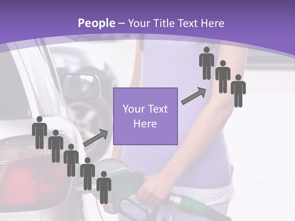 Petrol Travel Car PowerPoint Template