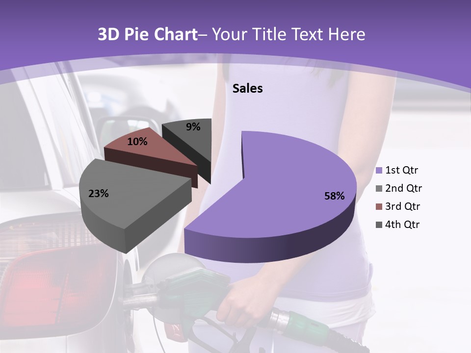 Petrol Travel Car PowerPoint Template