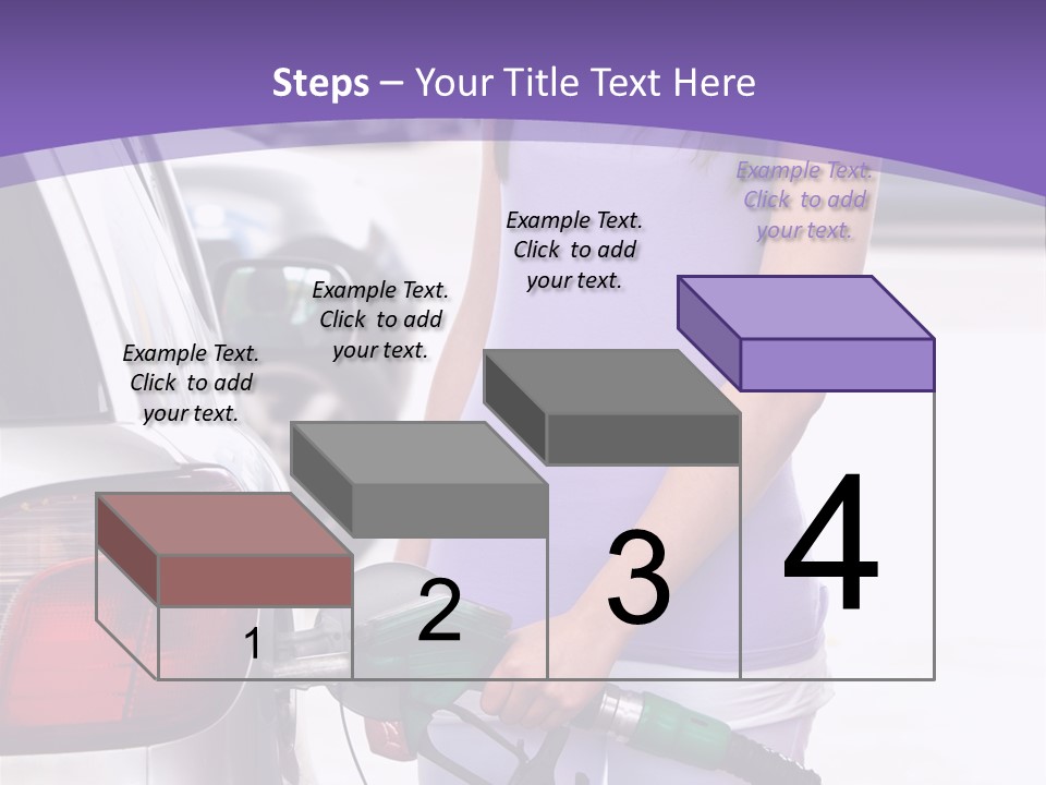 Petrol Travel Car PowerPoint Template