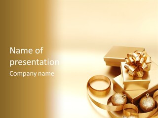 Happy Luxury Year PowerPoint Template