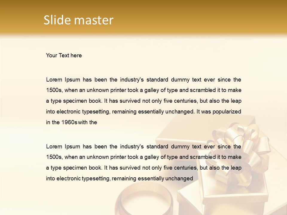 Happy Luxury Year PowerPoint Template