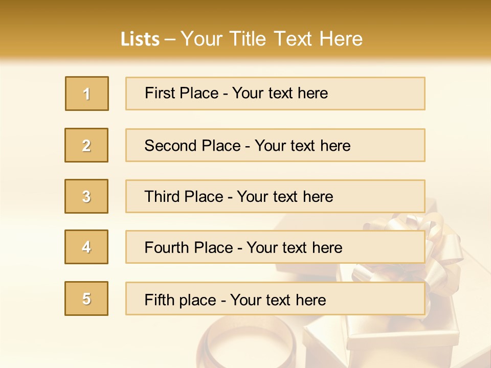 Happy Luxury Year PowerPoint Template
