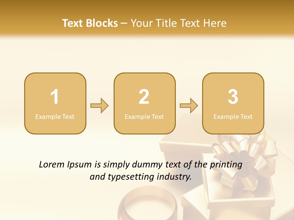 Happy Luxury Year PowerPoint Template