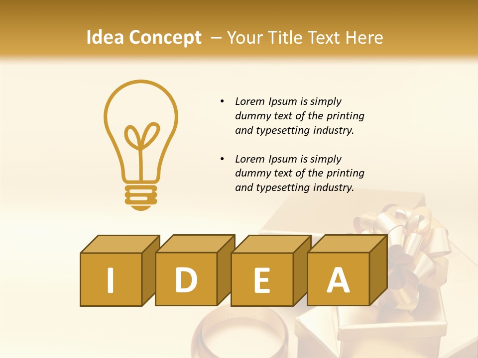 Happy Luxury Year PowerPoint Template