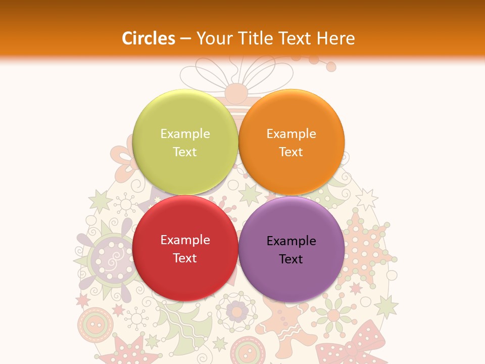 Decorated Christmas Holiday PowerPoint Template